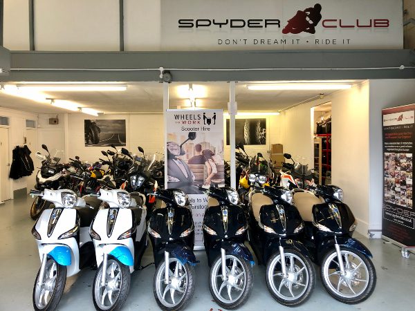 Spyder Motorcycles and Wheels to Work