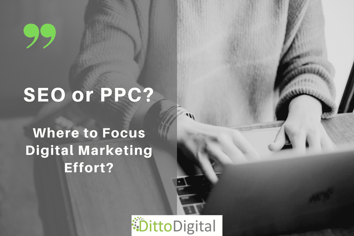 SEO or PPC Where to Focus Digital Marketing Effort