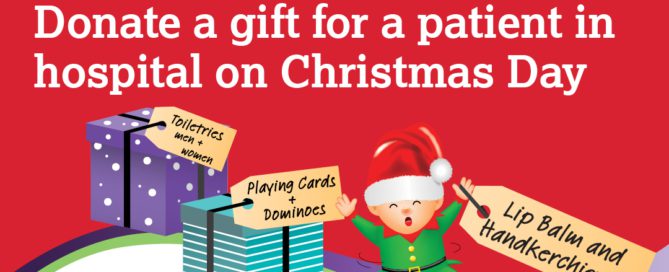 Give the gift of joy to a patient in hospital this Christmas
