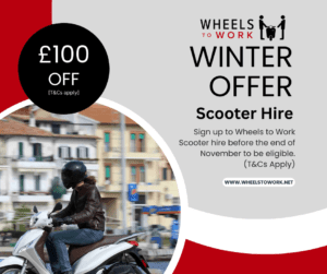 Wheels to Work Scooter Hire Winter Offer