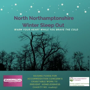 Accommodation Concern Winter Sleep Out at Wicksteed Park | Northamptonshire Chamber of Commerce
