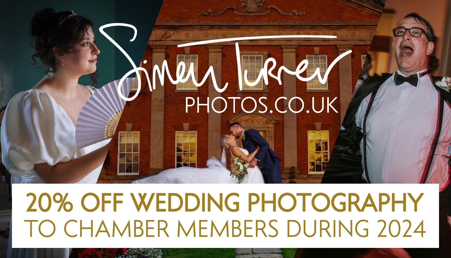20% Discount on Wedding Photography to Chamber Members | Northamptonshire Chamber of Commerce