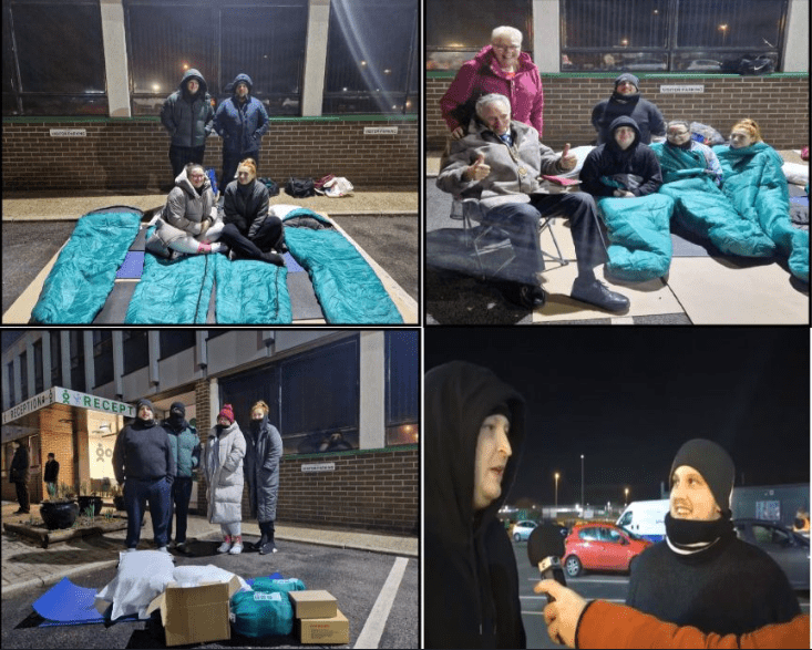 Howden Insurance Northampton sleep out for The Hope Centre | Northamptonshire Chamber of Commerce