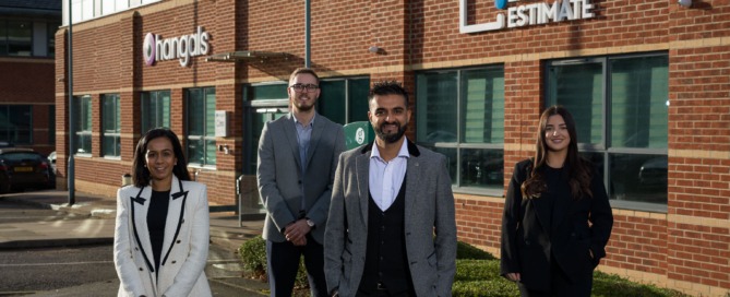 construction power pair - Parm Bhangal with fellow directors