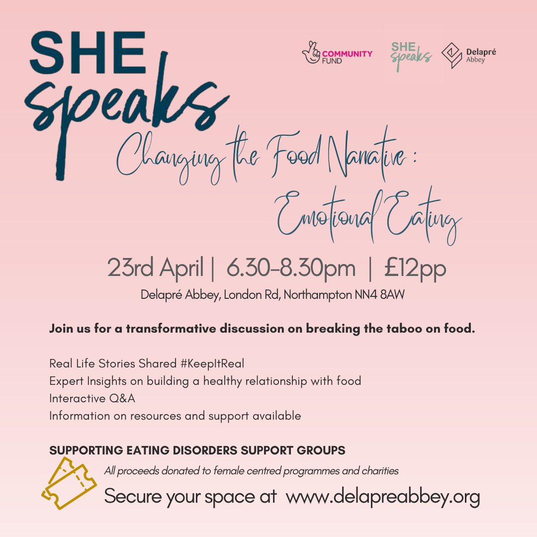 SHE SPEAKS – CHANGING THE FOOD NARRATIVE – EMOTIONAL EATING | Northamptonshire Chamber of Commerce