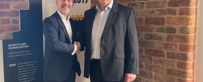 Andy Wightman of SSI Schaefer and Simon Wills