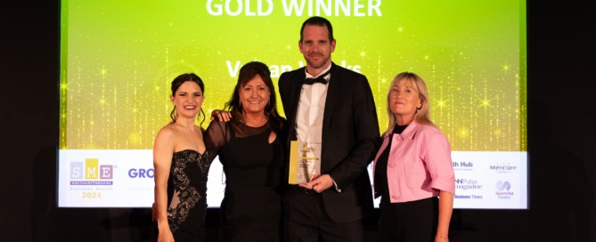 Vulcan Works win Positive Impact Award at SME Northamptonshire Business Awards
