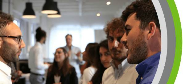 Lively networking event