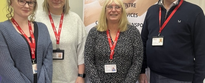 CEO Tony Gibbs with members of the SERVE care team