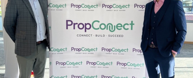Matthew and Parm at PropConnect launch