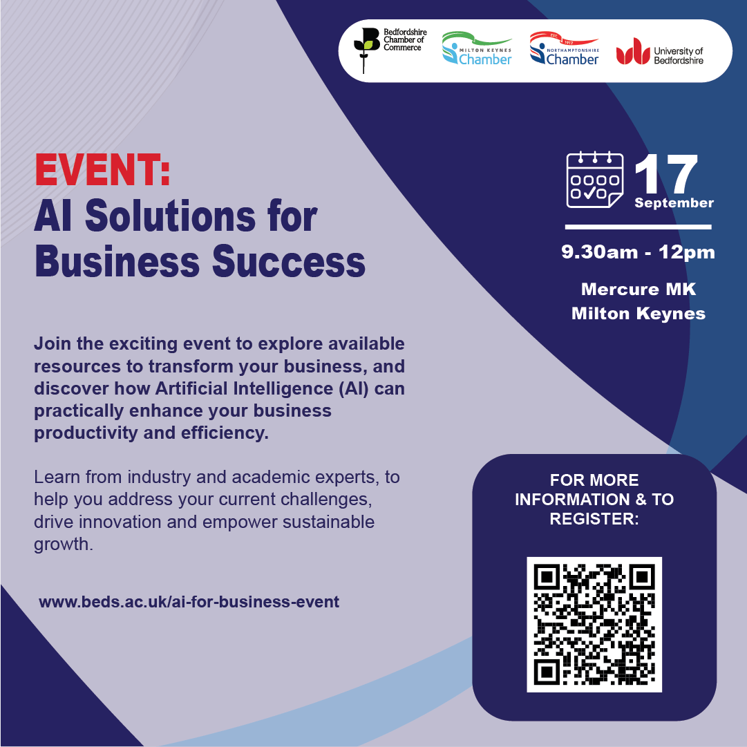 AI Solutions for Business Success – 17 September, Mercure MK Milton Keynes