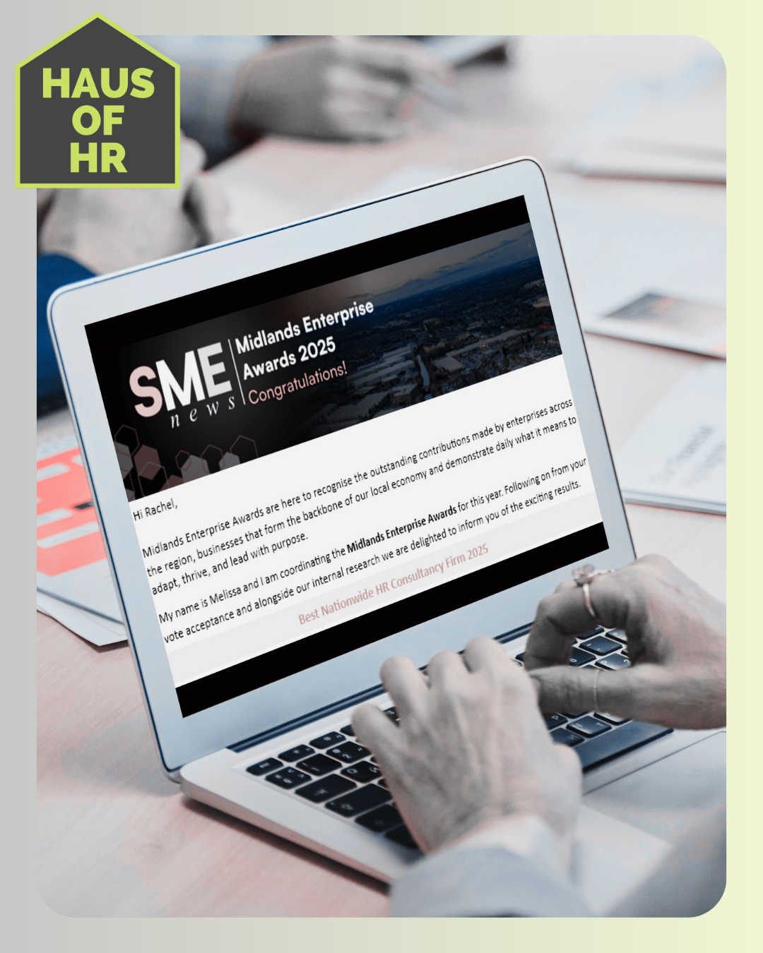 Haus of HR Named Best Nationwide HR Consultancy Firm 2025 | Northamptonshire Chamber of Commerce