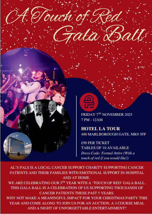 Al’s Pals are celebrating their 5th year with a Gala Ball | Northamptonshire Chamber of Commerce