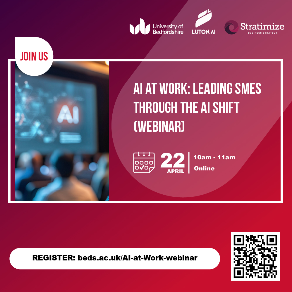 AI at Work: Leading SMEs Through the AI Shift (Webinar) | Northamptonshire Chamber of Commerce