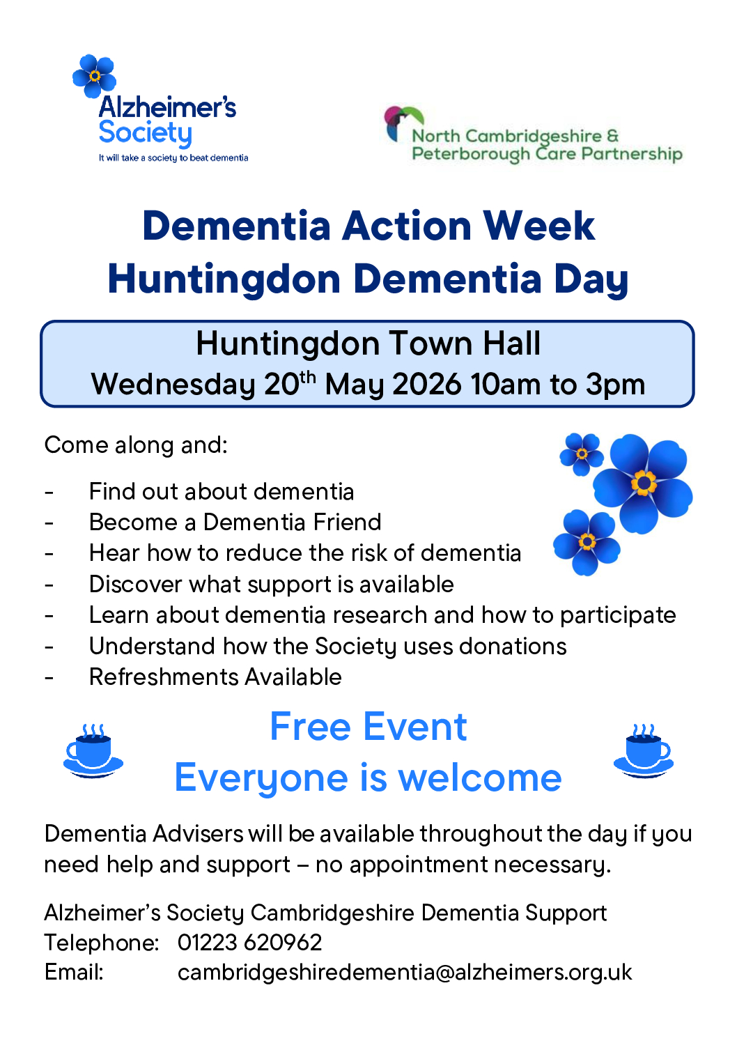 National Dementia Action Week – Day for Dementia | Northamptonshire Chamber of Commerce