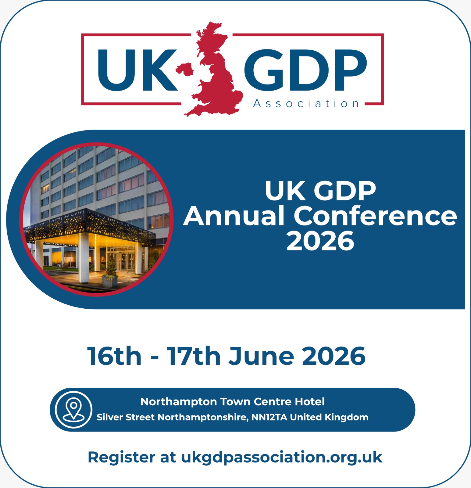 The UK GDP Association are hosting their third Annual Conference on 16-17 June at the Mercure Hotel Northampton. | Northamptonshire Chamber of Commerce