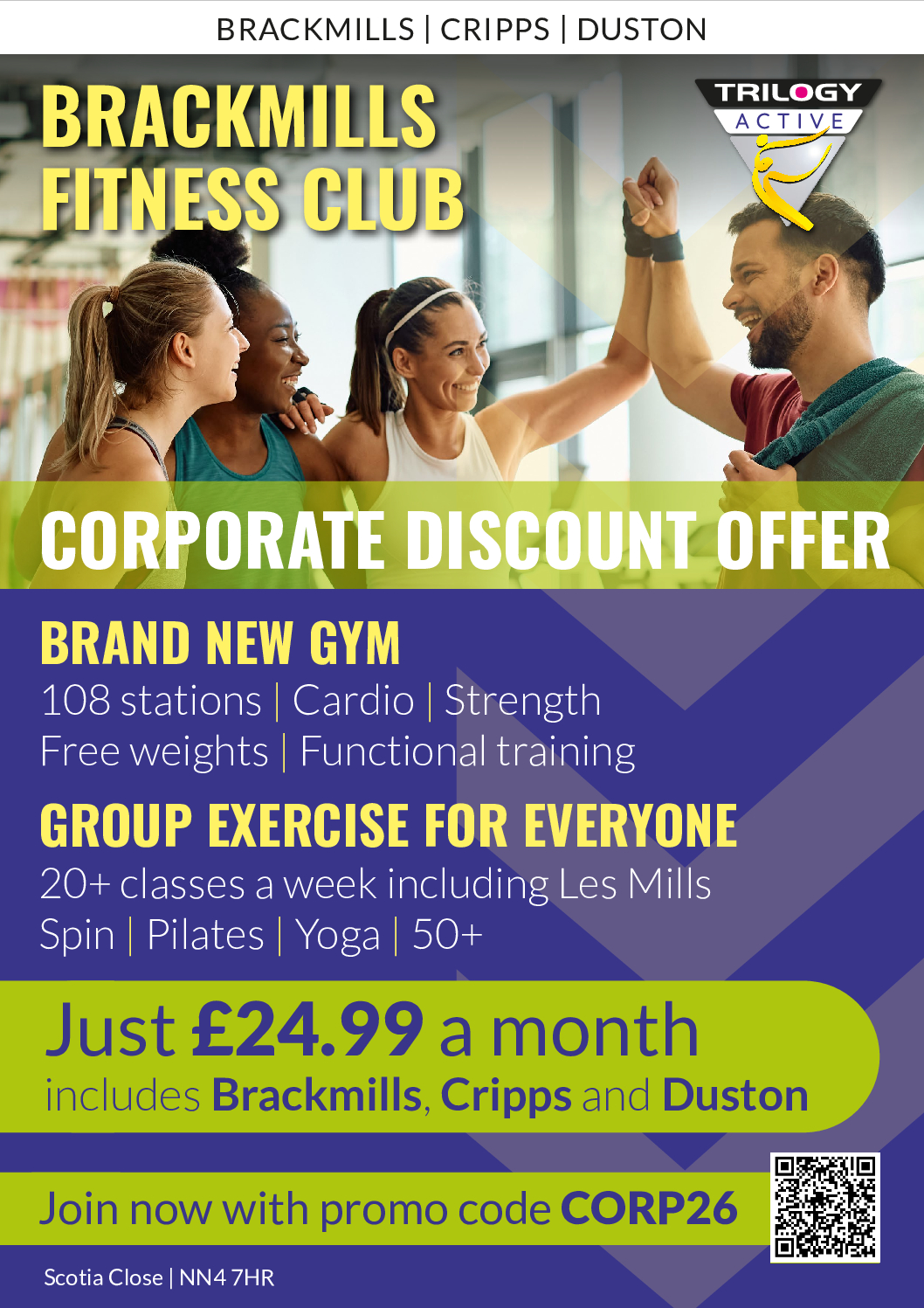 Brackmills Corporate Offer A4 poster