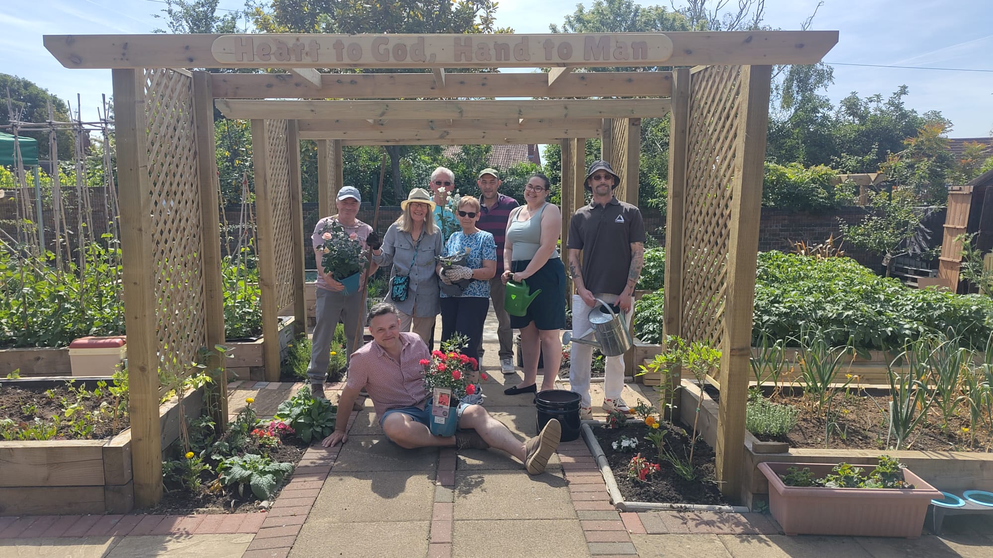Irthlingborough community turns neglected plot into thriving garden | Northamptonshire Chamber of Commerce