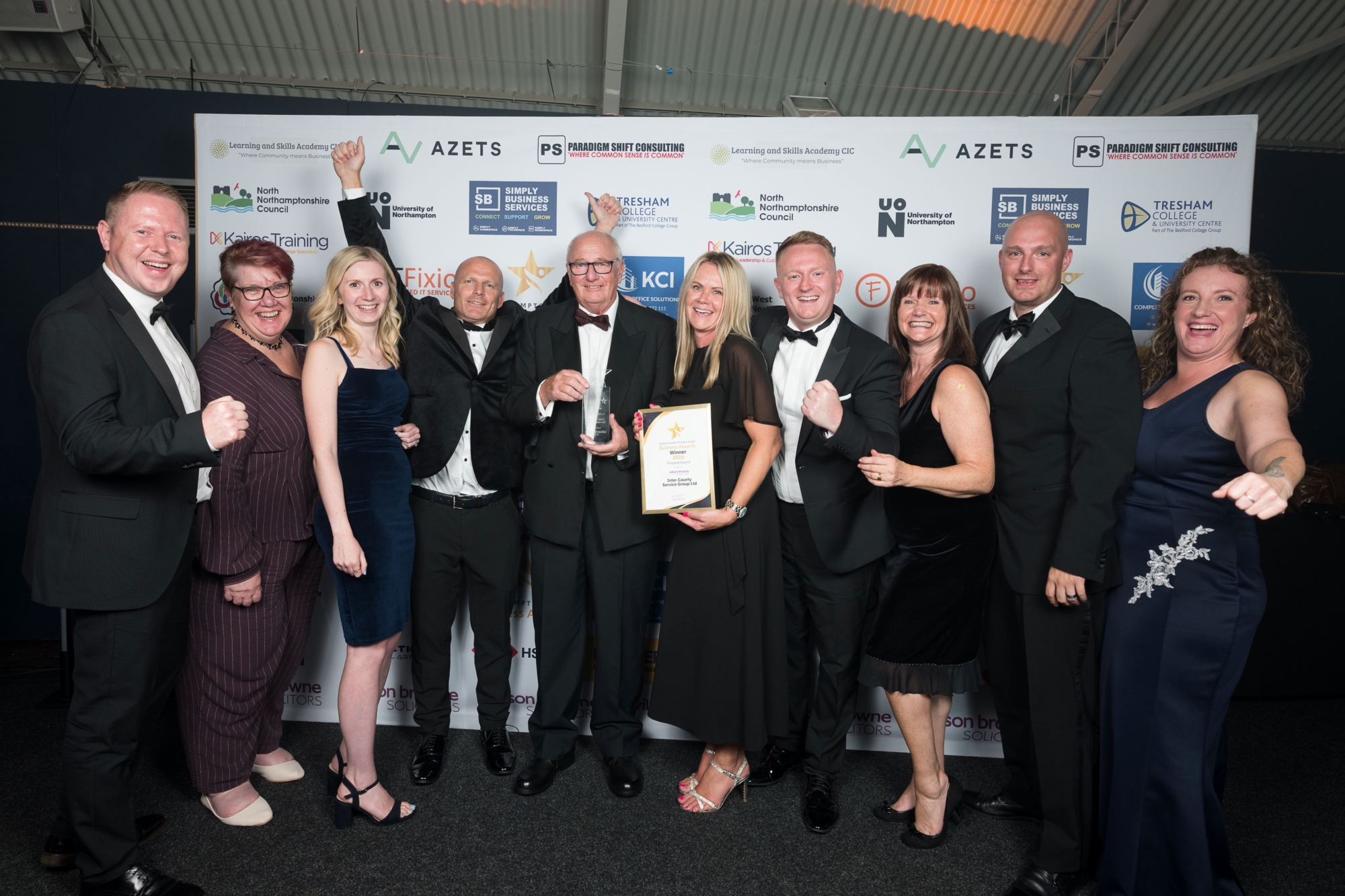 Family business cleans up at Northamptonshire Business Awards | Northamptonshire Chamber of Commerce