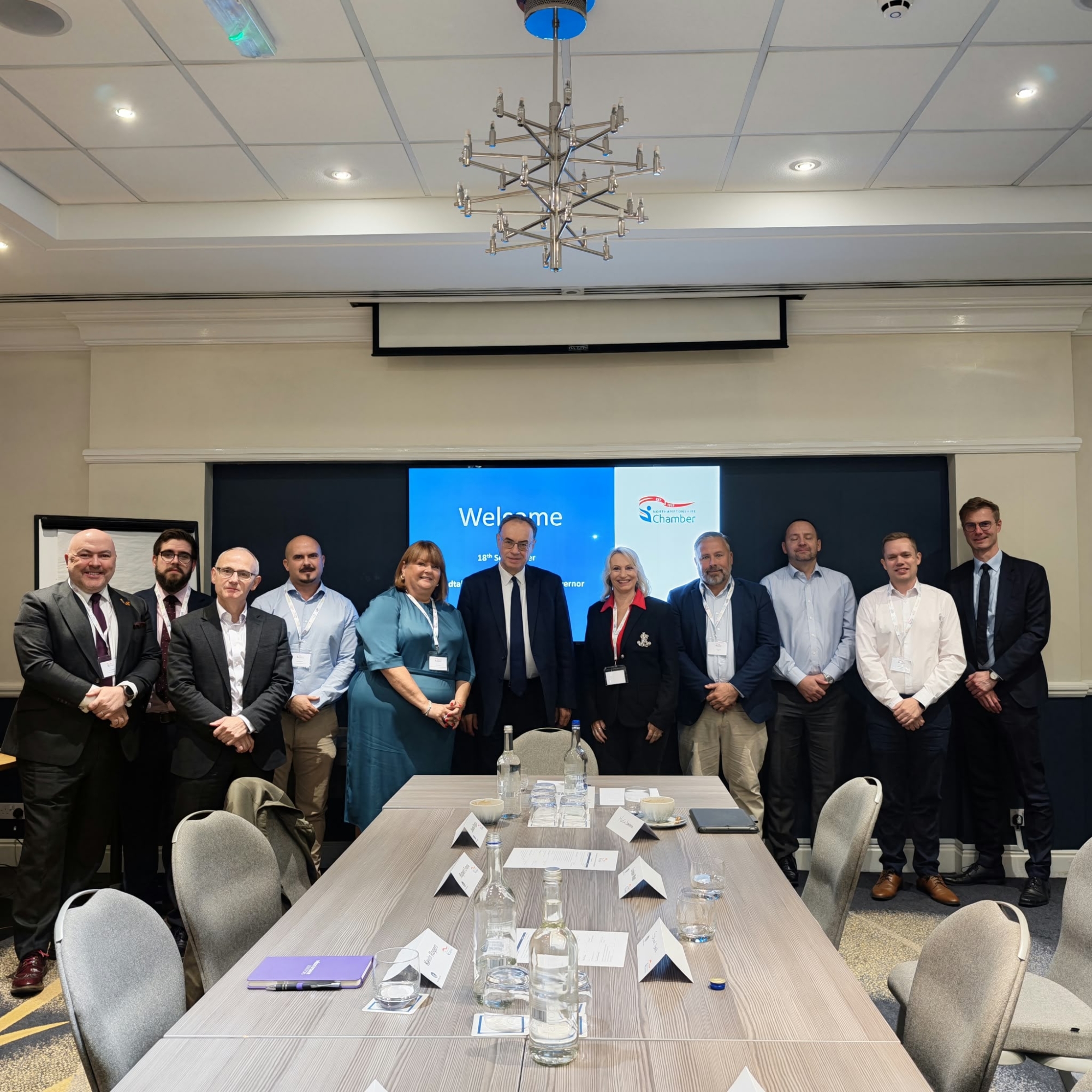Governor of the Bank of England meets with local businesses from across Northamptonshire | Northamptonshire Chamber of Commerce