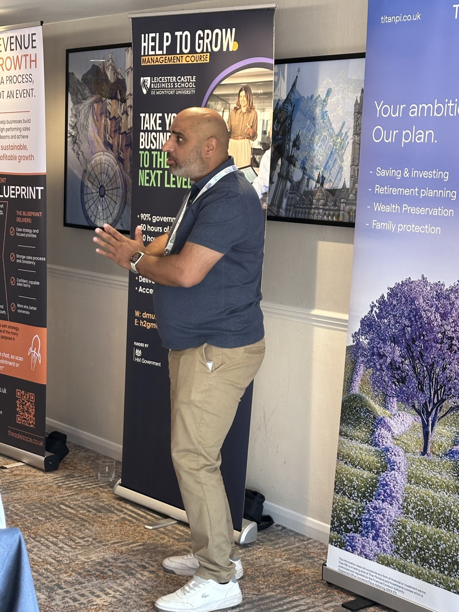 Speed Networking:  Banner Stands | Milton Keynes Chamber of Commerce