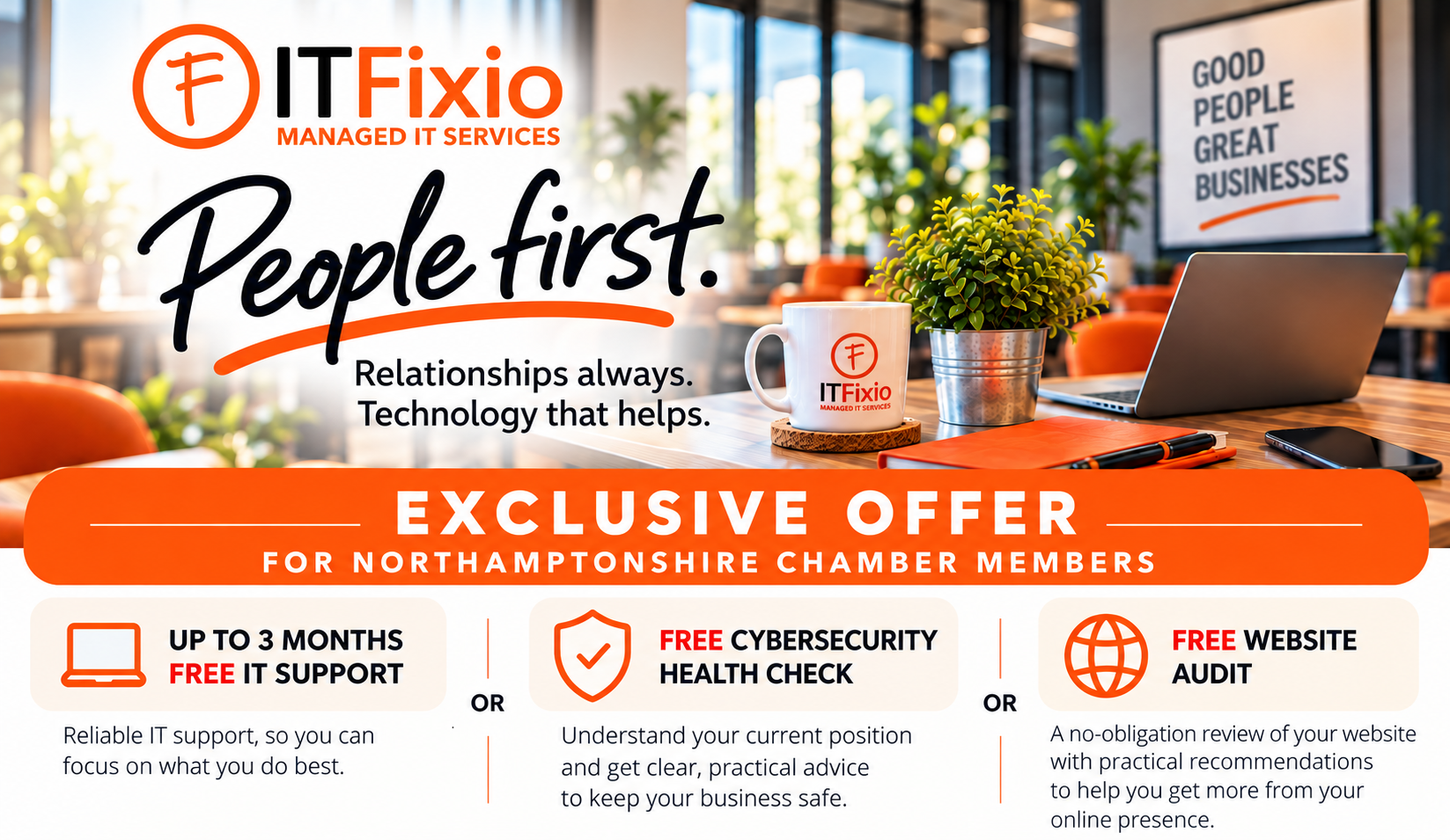 Exclusive offer for Northamptonshire Chamber members | Northamptonshire Chamber of Commerce