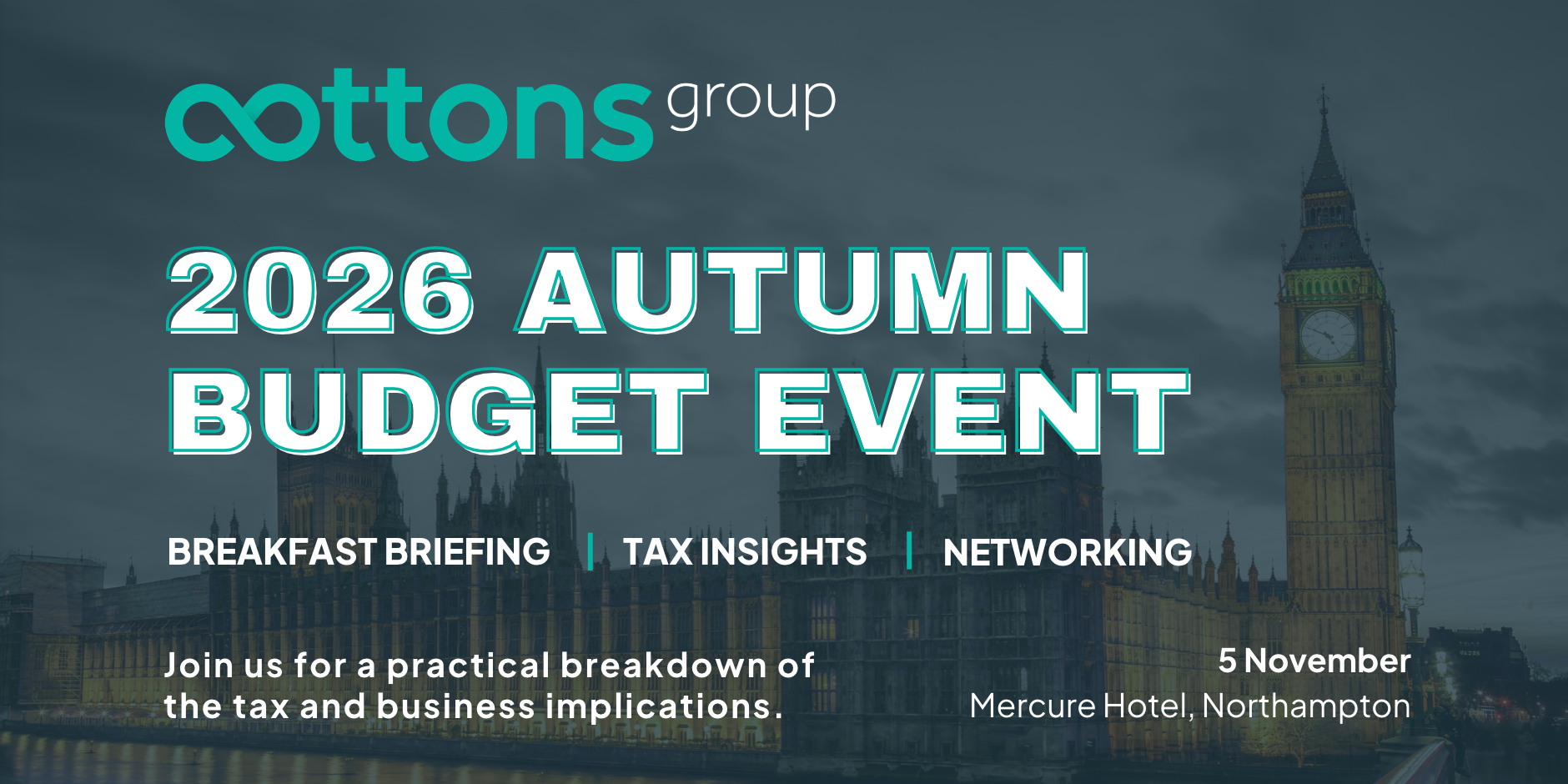 2026 Autumn Budget Event with Cottons Group | Northamptonshire Chamber of Commerce